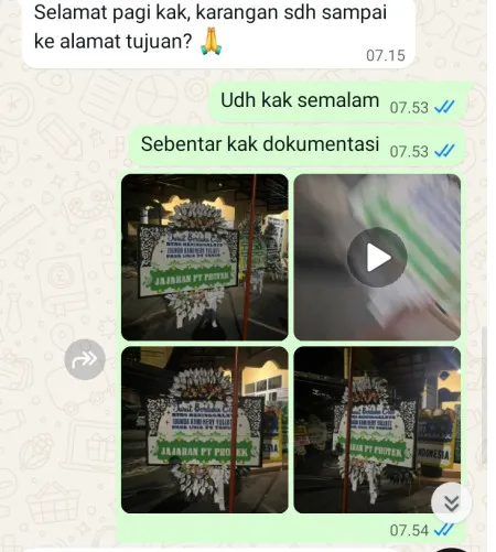 Pengiriman Papan Bunga Selamat Kebayoran Lama Utara