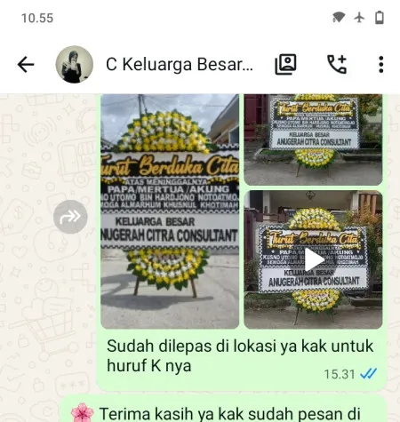 Pengiriman Papan Bunga Duka Kebayoran Lama Utara