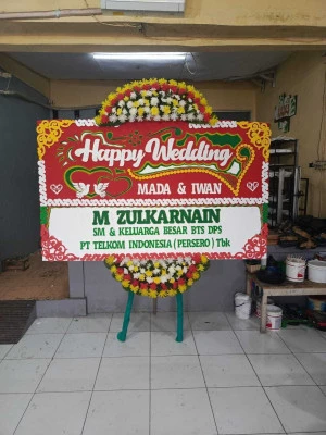 Papan Bunga di Kebayoran Lama Utara