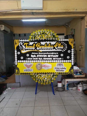 Papan Bunga di Kebayoran Lama Utara