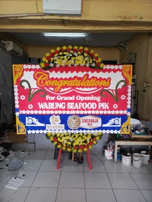 Papan Bunga di Kebayoran Lama Utara
